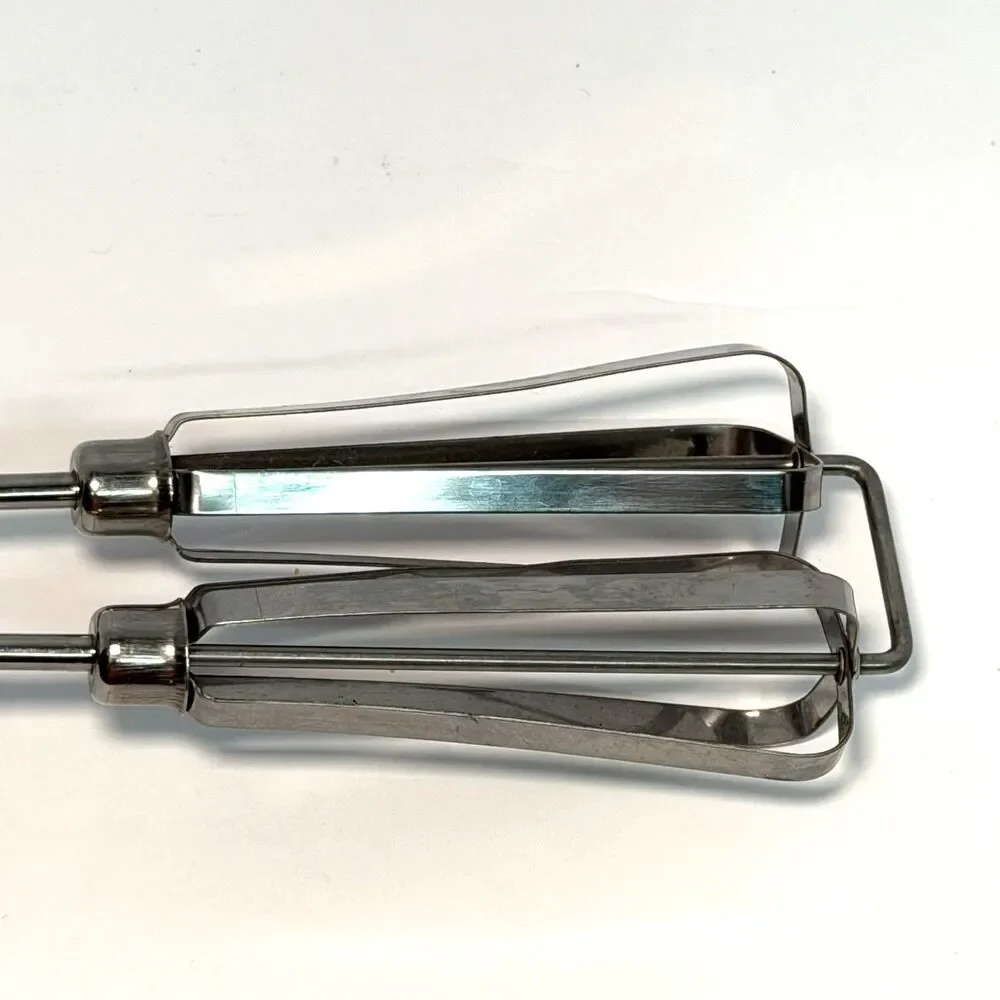 Unbranded Vintage 12-Inch Rotary Egg Beater, Baking Utensil, Kitchen Gadget
